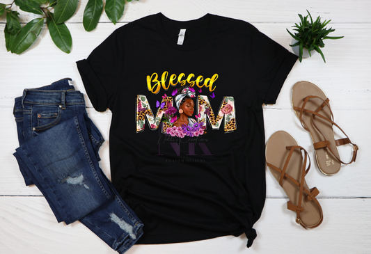 Queen's Empowerment Collection : " Blessed Mom" Women's Apparel